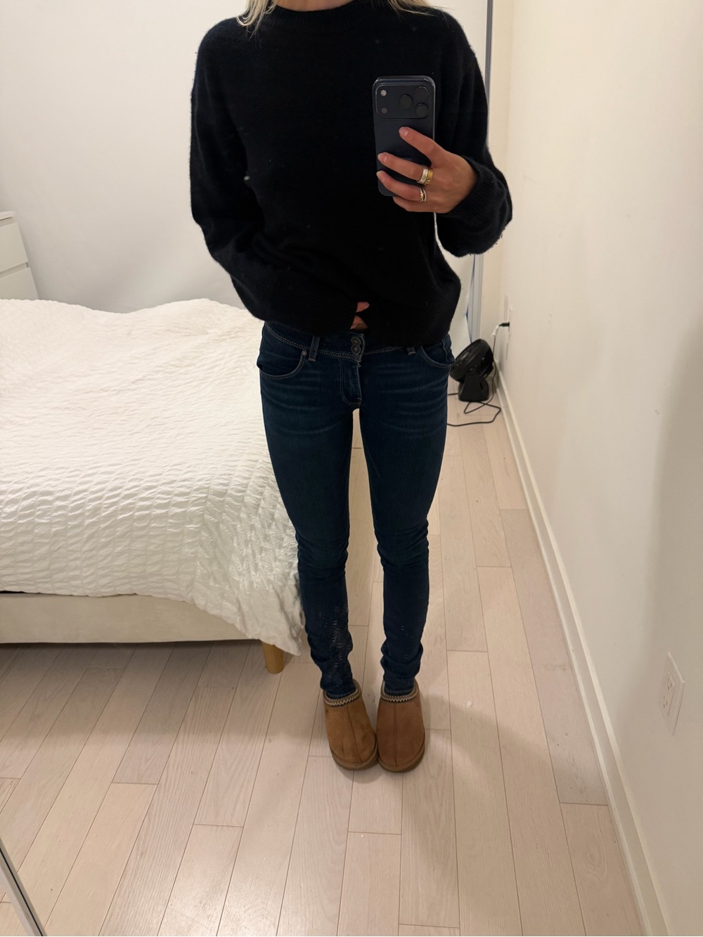 Hudson Jeans Dark Blue Collin Skinny Jeans